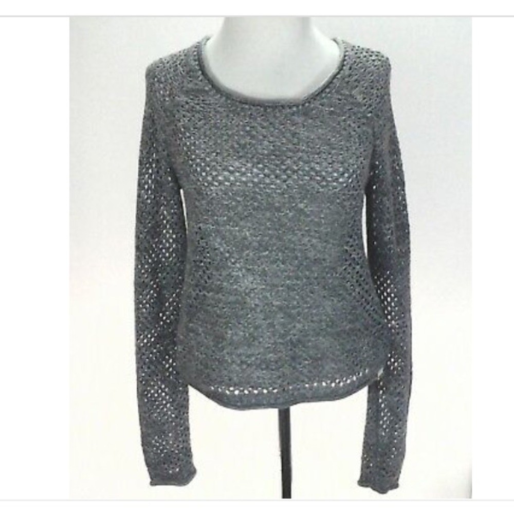 ROXY long sleeve open knit summer sweater